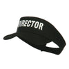 Director Embroidered Sun Visor