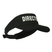 Director Embroidered Sun Visor