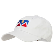 Denver Flag Embroidered Unstructured Washed Cap