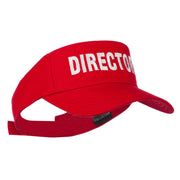 Director Embroidered Sun Visor