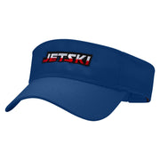 Jetski Embroidered Cotton Twill Sun Visor