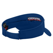 Jetski Embroidered Cotton Twill Sun Visor