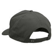 Dog's Footprint Solid Cotton Twill 5 Panel Prostyle Snap Cap - Charcoal OSFM