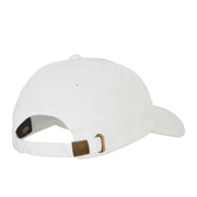 Delaware Peach Blossom with Map Embroidered Unstructured Washed Cap