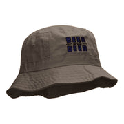 Beer and Deer Embroidered Bucket Hat