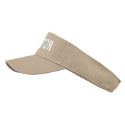 Director Embroidered Sun Visor