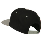 Diamond Embroidered Snapback Two Tone Cap