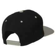 Diamond Embroidered Snapback Two Tone Cap