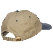 Movie Director Embroidered Washed Two Tone Cap