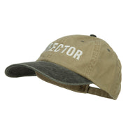 Movie Director Embroidered Washed Two Tone Cap