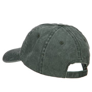 Deer Wild Animal Patched Washed Cotton Twill Cap