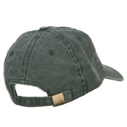 Deer Wild Animal Patched Washed Cotton Twill Cap