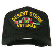 Desert Storm Veteran Patched Cotton Twill Cap