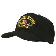 Desert Storm Veteran Patched Cotton Twill Cap