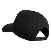 Operation Joint Endeavor United States Patched Solid Cotton Twill 5 Panel Prostyle Snap Cap - Black OSFM