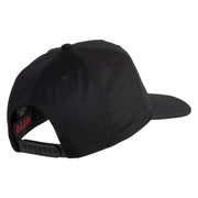 Operation Joint Endeavor United States Patched Solid Cotton Twill 5 Panel Prostyle Snap Cap - Black OSFM