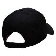 Rainbow Jesus Fish Christian Patched Low Profile Cap - Black OSFM