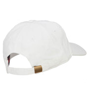 Deer Wild Animal Patched Washed Cotton Twill Cap