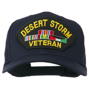 Desert Storm Veteran Patched Cotton Twill Cap