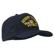 Desert Storm Veteran Patched Cotton Twill Cap