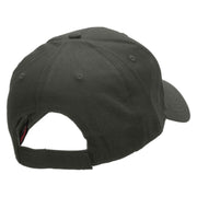 Rainbow Jesus Fish Christian Patched Low Profile Cap - Charcoal OSFM