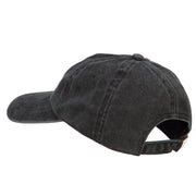 Deer Wild Animal Patched Washed Cotton Twill Cap