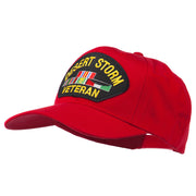 Desert Storm Veteran Patched Cotton Twill Cap