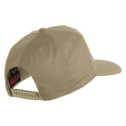 Operation Joint Endeavor United States Patched Solid Cotton Twill 5 Panel Prostyle Snap Cap - Khaki OSFM