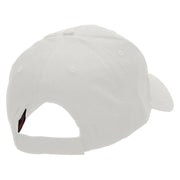 Rainbow Jesus Fish Christian Patched Low Profile Cap - White OSFM