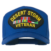 Desert Storm Veteran Patched Cotton Twill Cap