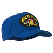 Desert Storm Veteran Patched Cotton Twill Cap