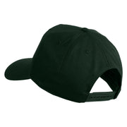 Operation Joint Endeavor United States Patched Solid Cotton Twill 5 Panel Prostyle Snap Cap - Dark Green OSFM