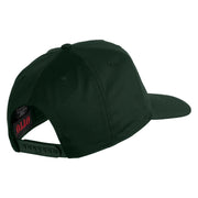 Operation Joint Endeavor United States Patched Solid Cotton Twill 5 Panel Prostyle Snap Cap - Dark Green OSFM