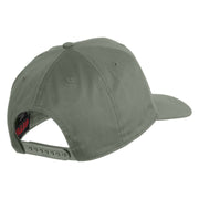 USS Missouri BB 63 Blue Patched Solid Cotton Twill 5 Panel Prostyle Snap Cap - Grey OSFM