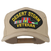 Desert Storm Veteran Patched Cotton Twill Cap