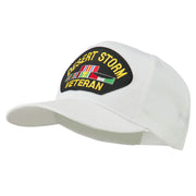 Desert Storm Veteran Patched Cotton Twill Cap