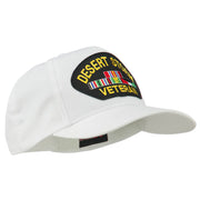 Desert Storm Veteran Patched Cotton Twill Cap