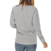 Aloha Graphic Long Sleeve Crewneck Tee - Heather-Grey XS