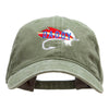 Daddy Fishing Tackle Embroidered Washed Cotton Cap