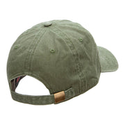 Daddy Fishing Tackle Embroidered Washed Cotton Cap