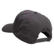 Star Army Veteran Embroidered Solid Cotton Twill Pro Style Cap - Charcoal OSFM