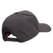 Star Army Veteran Embroidered Solid Cotton Twill Pro Style Cap - Charcoal OSFM