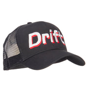 Drift Racing Embroidered Mesh Cap