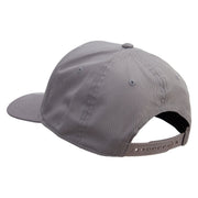 Swing Golf Ball Icon Embroidered Solid Cotton Twill Pro Style Cap - Grey OSFM