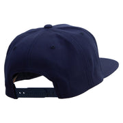 Yeah Yeah Logo Embroidered Wool Blend Prostyle Snapback - Navy OSFM