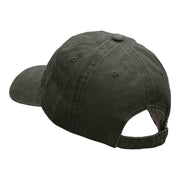 Daddy Fishing Tackle Embroidered Washed Cotton Cap