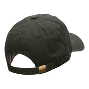 Daddy Fishing Tackle Embroidered Washed Cotton Cap