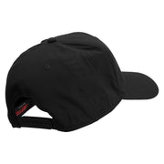 Star Army Veteran Embroidered Solid Cotton Twill Pro Style Cap - Black OSFM