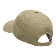 Daddy Fishing Tackle Embroidered Washed Cotton Cap