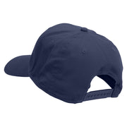 Star Army Veteran Embroidered Solid Cotton Twill Pro Style Cap - Navy OSFM